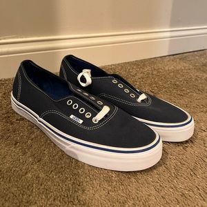 Brand new navy blue vans - mens 11